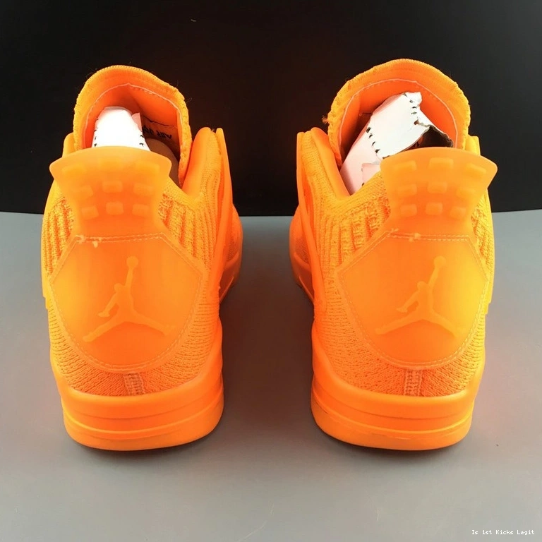Flyknit Orange AQ3559-800 Jordan Retro 4 0312